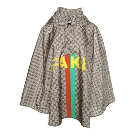 gucci not fake poncho|Designer Luxury Ponchos & Capes for Women .